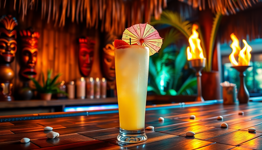 "Dive into the history of the Fog Cutter, a powerful Tiki cocktail known for its bold mix of rum, gin, brandy, and citrus. Discover its origins, legendary status, and why it remains a favorite among Tiki drink enthusiasts."