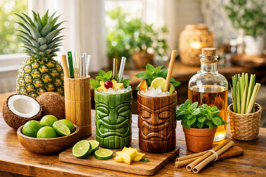 Eco-Conscious Tips for Using Sustainable Ingredients and Supplies in Tiki Cocktails &amp; Your Home Bar