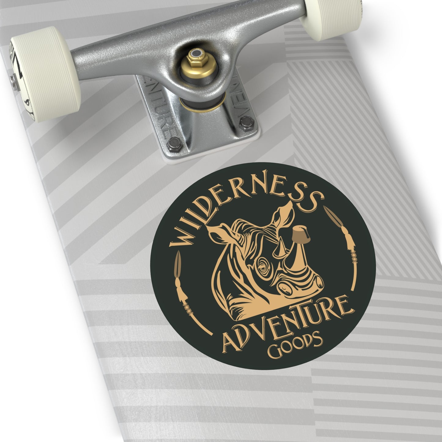 Wilderness Adventure Goods – Premium Round Vinyl Sticker
