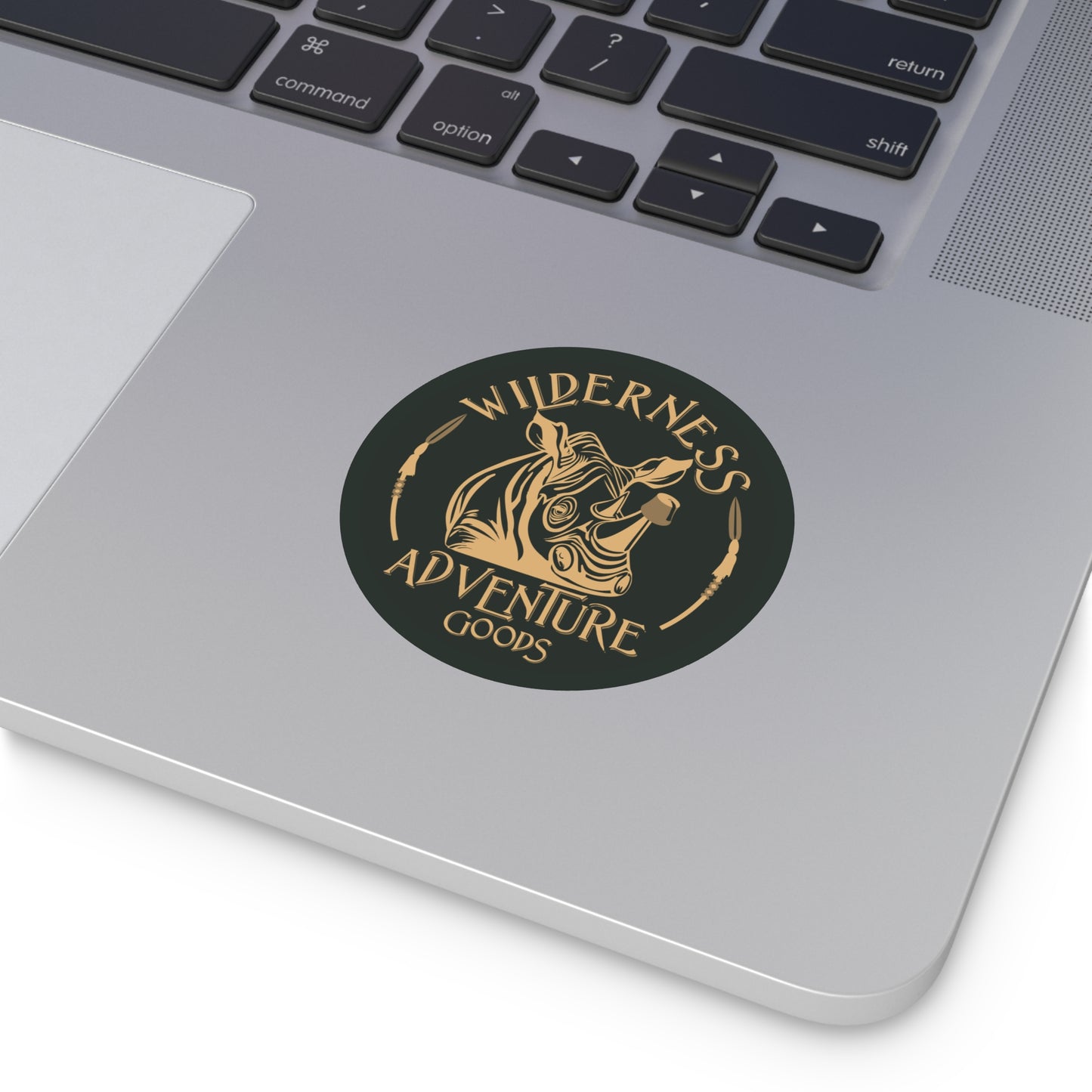 Wilderness Adventure Goods – Premium Round Vinyl Sticker