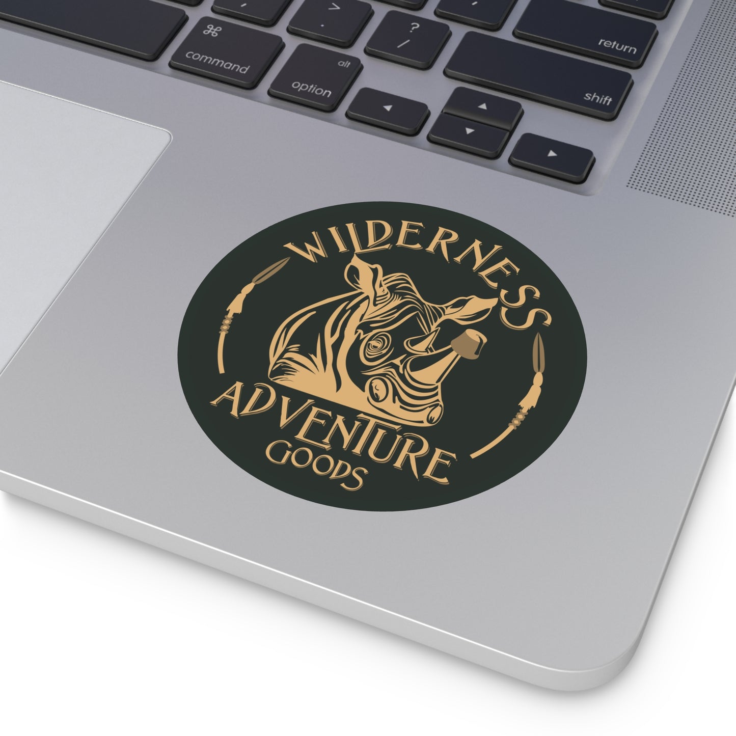 Wilderness Adventure Goods – Premium Round Vinyl Sticker