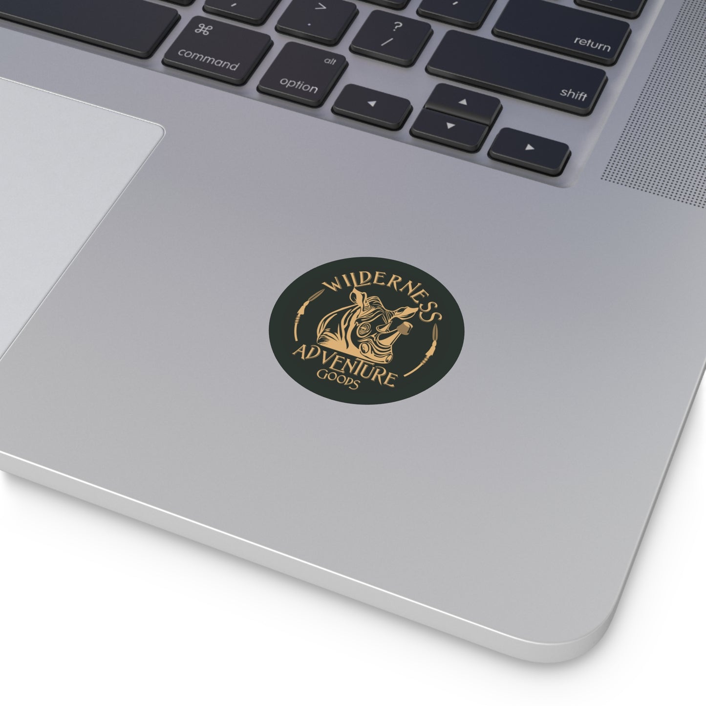 Wilderness Adventure Goods – Premium Round Vinyl Sticker