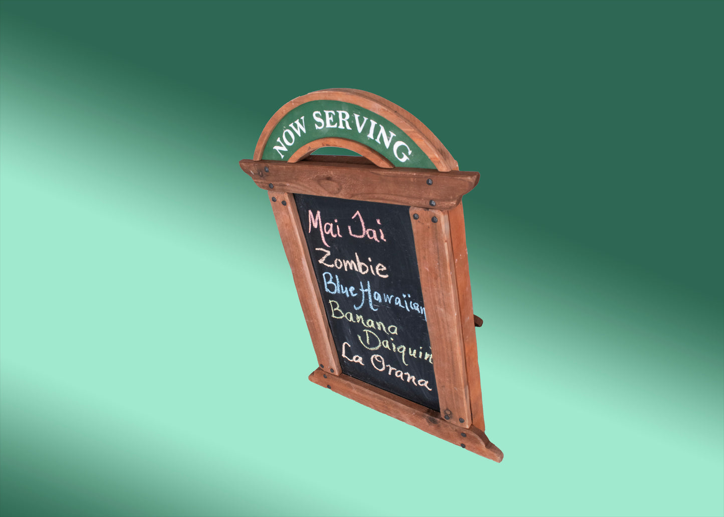 Now Serving-Freestanding Chalkboard